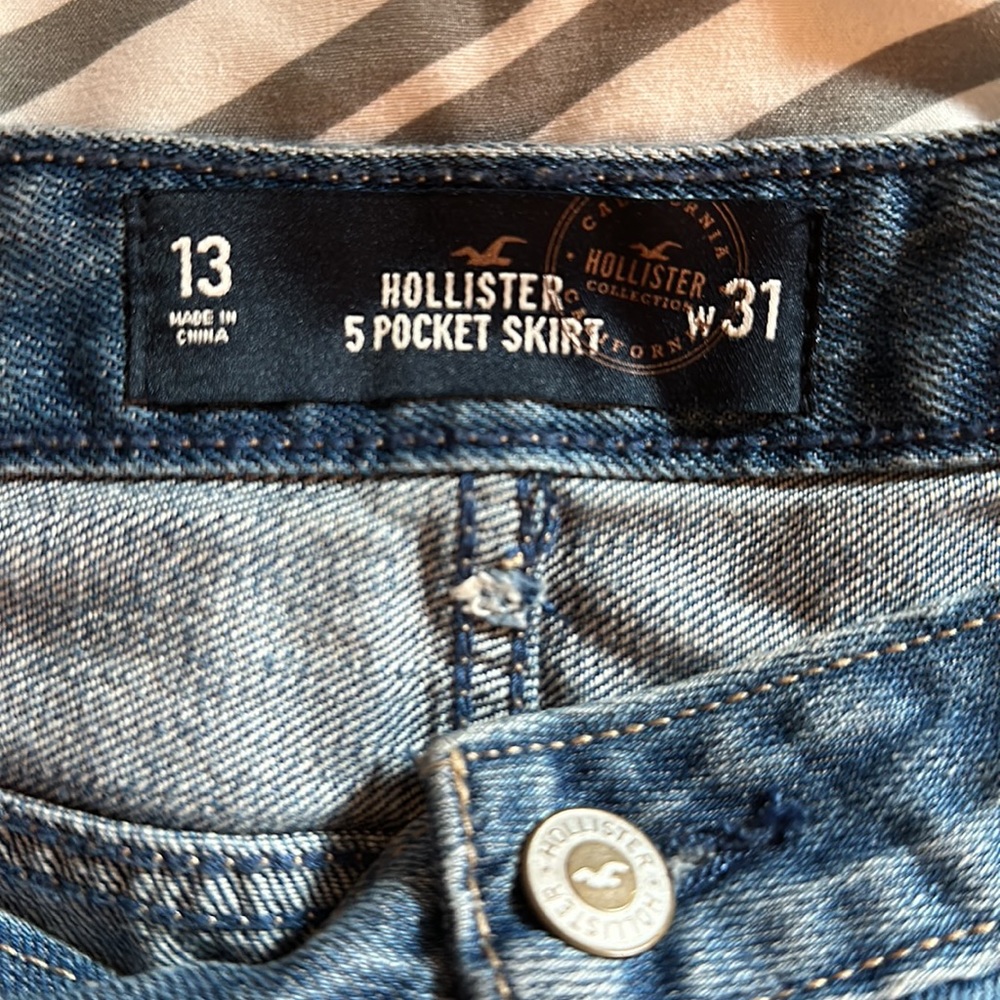Hollister 5 pocket jean skirt - Picture 6 of 6